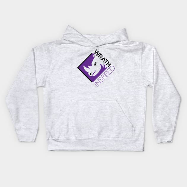 WrathInspired Main Logo 1 Kids Hoodie by Wrathian